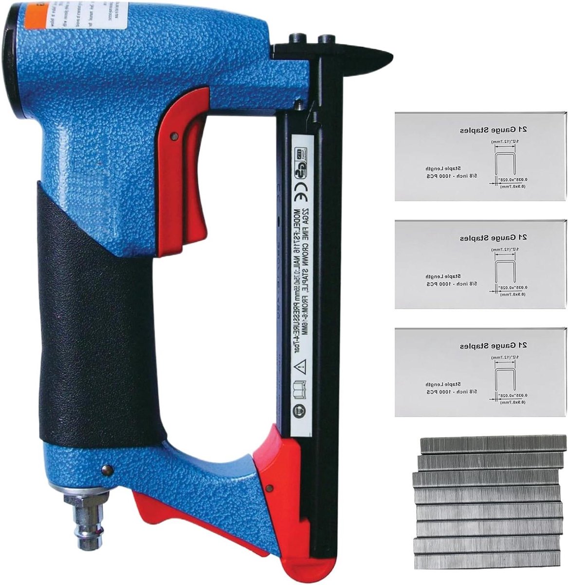 Pneumatische Spijkermachine - Nietpistool Tackers - Houtbewerking Projecten - Stille Prestaties - 3000 Spijkers - Uniek
