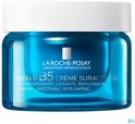 Blauwe pot met witte deksel. La Roche-Posay Hyalu B5 Crème Suractivée.