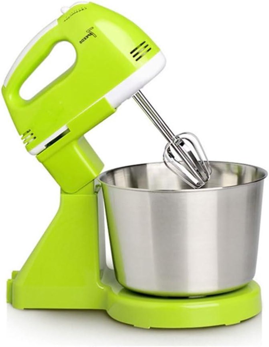 Elektrische Keukenmixer - Bakmachine Garde - Thuis Bakken - 7 Snelheden Variabel - 2L Kom - Groen