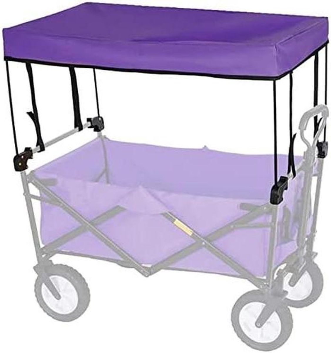 Wagen Luifel - Trolley Cover - Outdoor Bescherming - Waterdicht Oxford Doek - 90x50x45 cm - Zwart