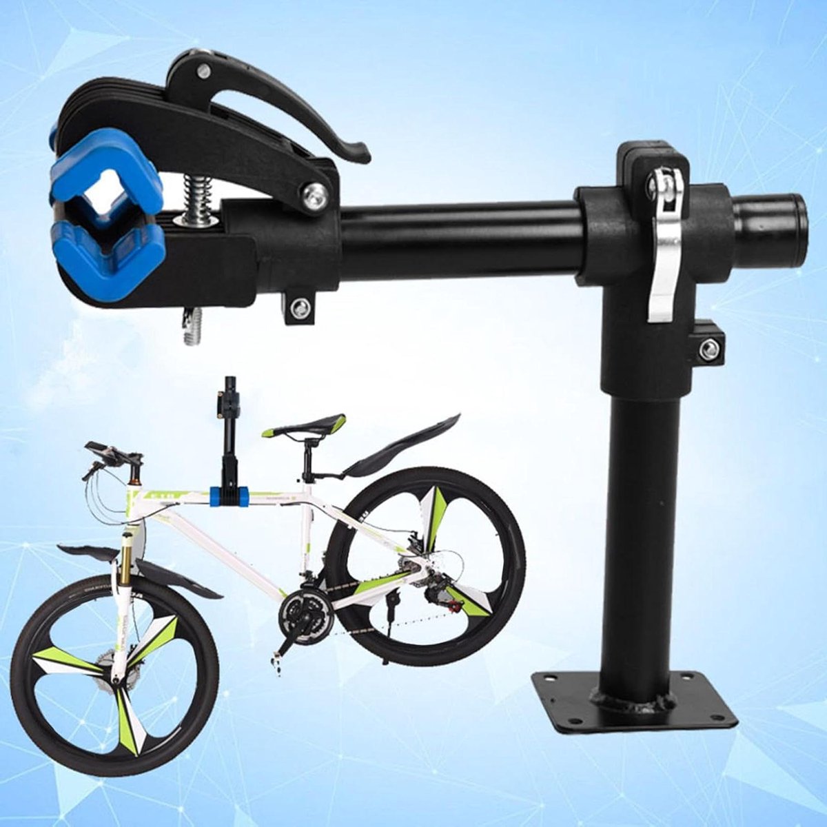 Fiets Reparatie Stand Werkbank Wall Mount 360-Graden Swivel Klem MTB Road Mountainbike Onderhoud Klem Houder Fiets Reparatie