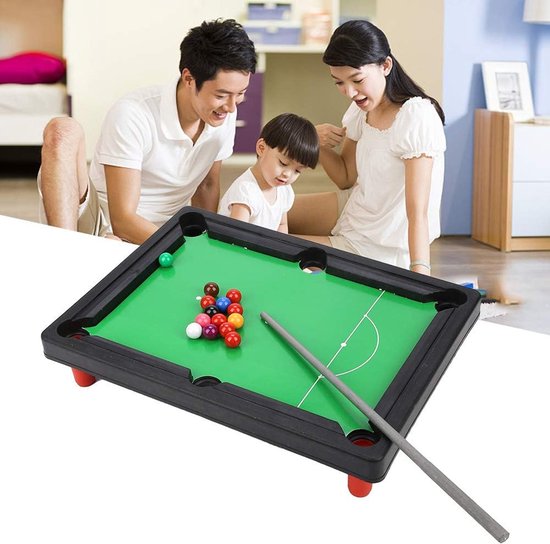 Mini Pooltafel - Kinderspel Biljart - Interactief Spelen - Draagbaar Compact Ontwerp - 44x26x3 cm - Meerdere Kleuren van mini — afbeelding 2