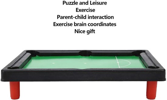 Mini Pooltafel - Kinderspel Biljart - Interactief Spelen - Draagbaar Compact Ontwerp - 44x26x3 cm - Meerdere Kleuren van mini — afbeelding 4