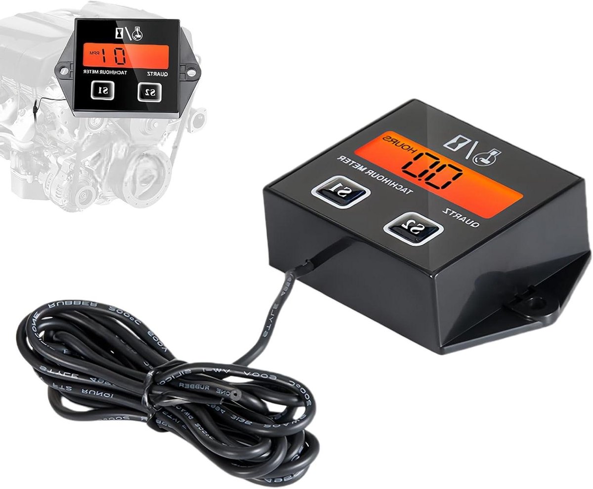 Toerenteller Kleine Motoren - RPM Meter - Motor Onderhoud - Real-time RPM Display - 10 x 6 x 4 cm