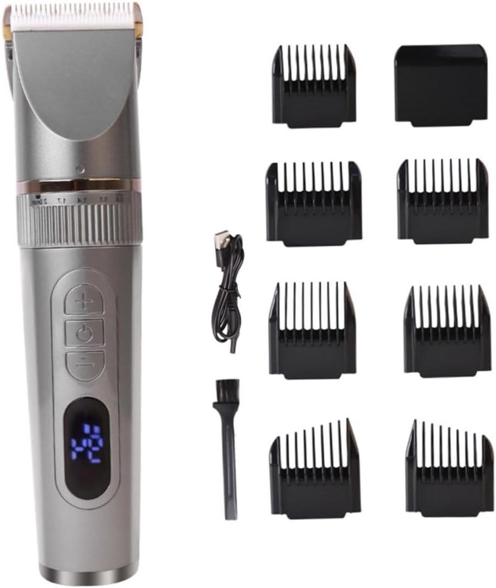 Haartrimmer Set - Elektrische Scheerapparaat - Persoonlijke Verzorging - Stil en Krachtig - 18 cm - Zilver