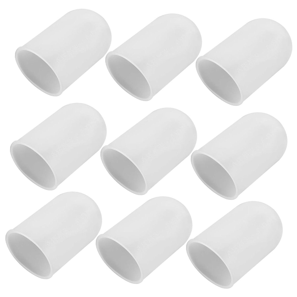 Mobestech 2 Sets Vingertoppen Vingerbeschermers Katoenen Mouwen - Beschermers Voor Keukenrestaurant (geassorteerd) 20 Stuks * 2