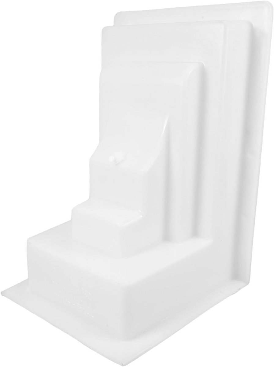 Betonnen Kolom Mallen - Griekse Decoraties - Tuinarchitectuur Projecten - Gedetailleerd Vakmanschap - 31.8 x 20.2 x 18.5 cm - Beige