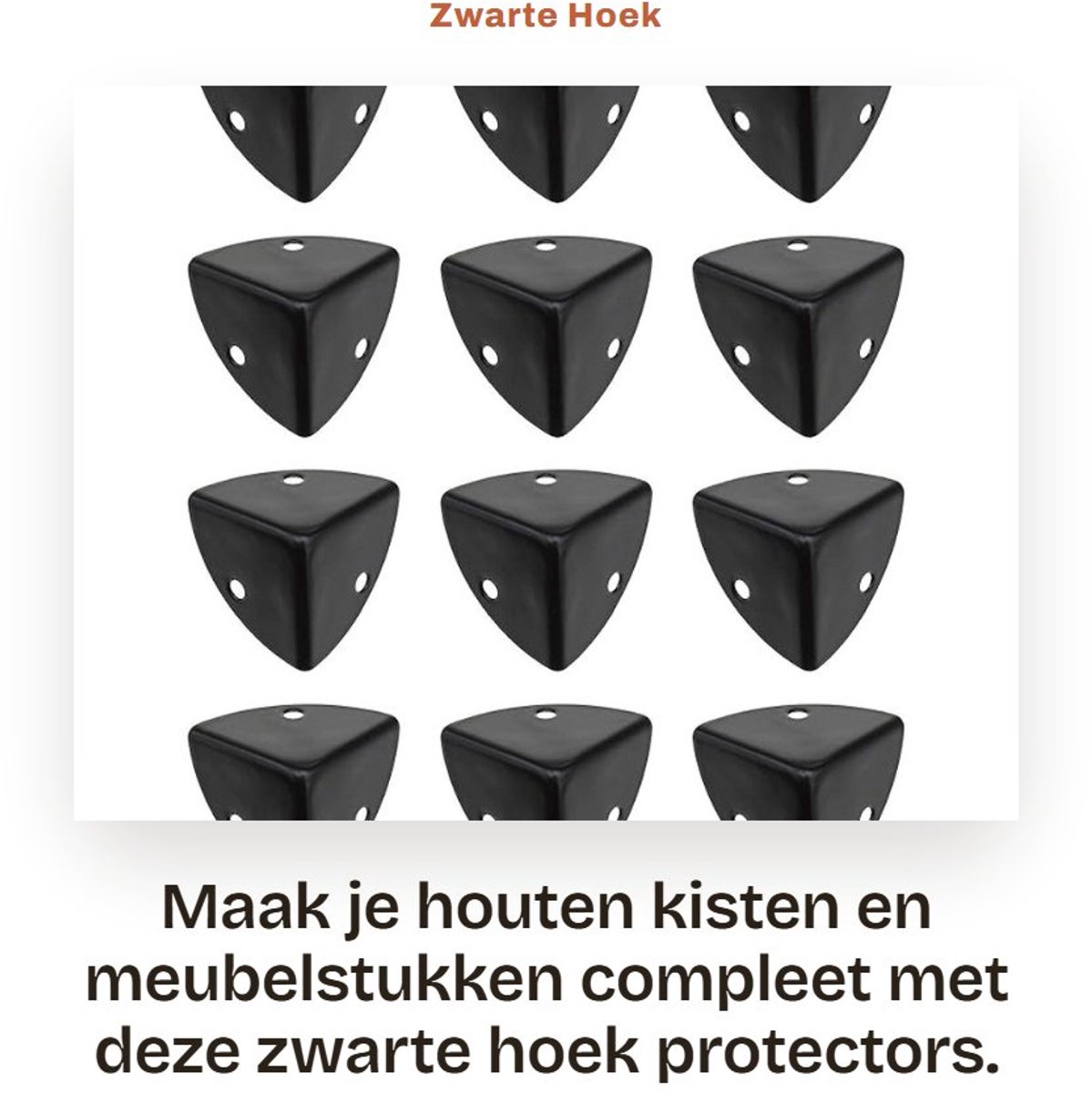 Dailygoods- Hoekbeschermers 12 Stuks - Hoek Protector Beugels - 25mm - Schroefmontage - Metaal - Roestwerend - Stevig en Duurzaam - Hoekbeugels