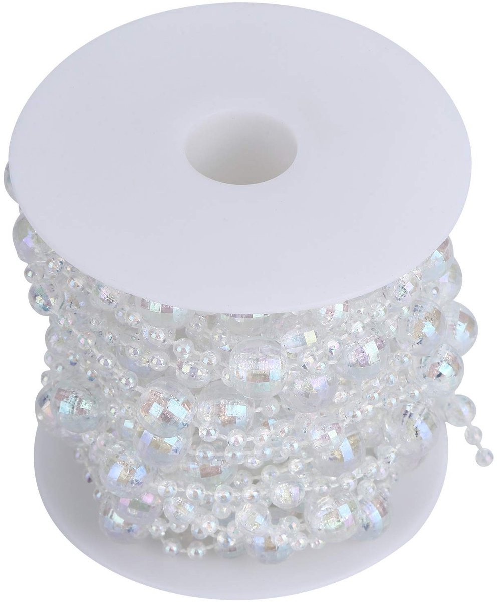Dailygoods- Kristallen Kralenslinger 10 m - Hangende IJspegelornamenten - Decoratie Kroonl