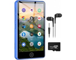 144 GB MP3 Player Spotify with Bluetooth and WiFi, 4.02 Inch Touchscreen, Music Player with Integrated Spotify, Amazon Music, Deezer, FM Radio, Voice Recorder