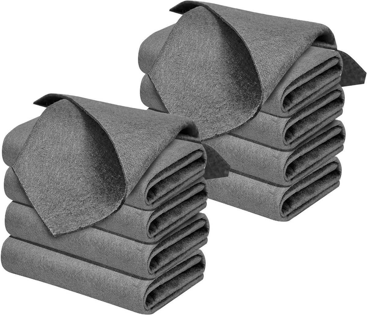 Schoonmaakdoekjes, 10 stuks, microvezel