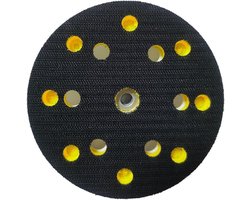 Polijstmachine Achterplaat - Steunplaat Padhouder - Auto Polijsten - Geventileerde Koelkanalen - 5 Inch 125mm - Zwart