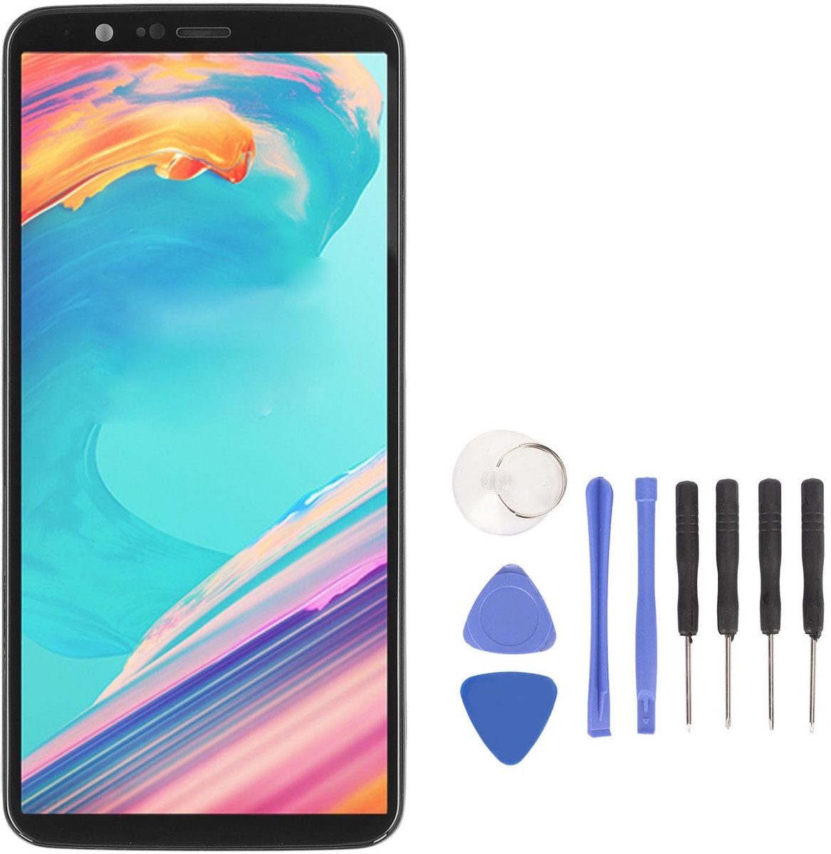 Dailygoods- LCD-Scherm 6,01 Inch - Origineel voor 5T - Touchscreen Digitizer - Inclusief Installatietools - 2160 x 1080 Resolutie - Multi-Touch Functionaliteit - Smartphone Scherm