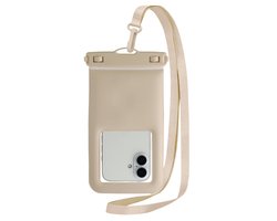 imoshion Floating Waterproof Pouch - Waterdicht Telefoonhoesje voor Onderwater - Universele Dry Bag - Beige