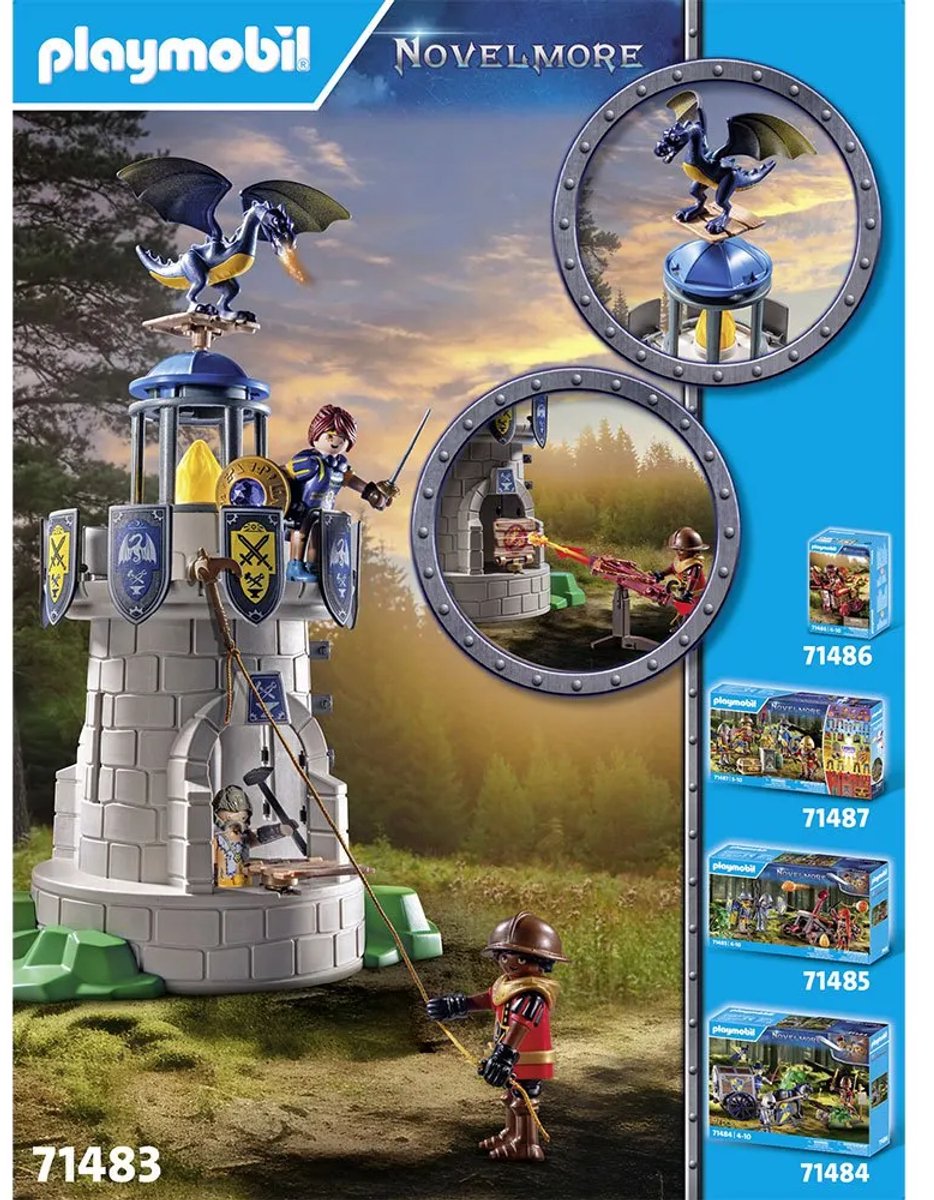 PLAYMOBIL Novelmore Riddertoren met smid en draak - 71483 — afbeelding 22