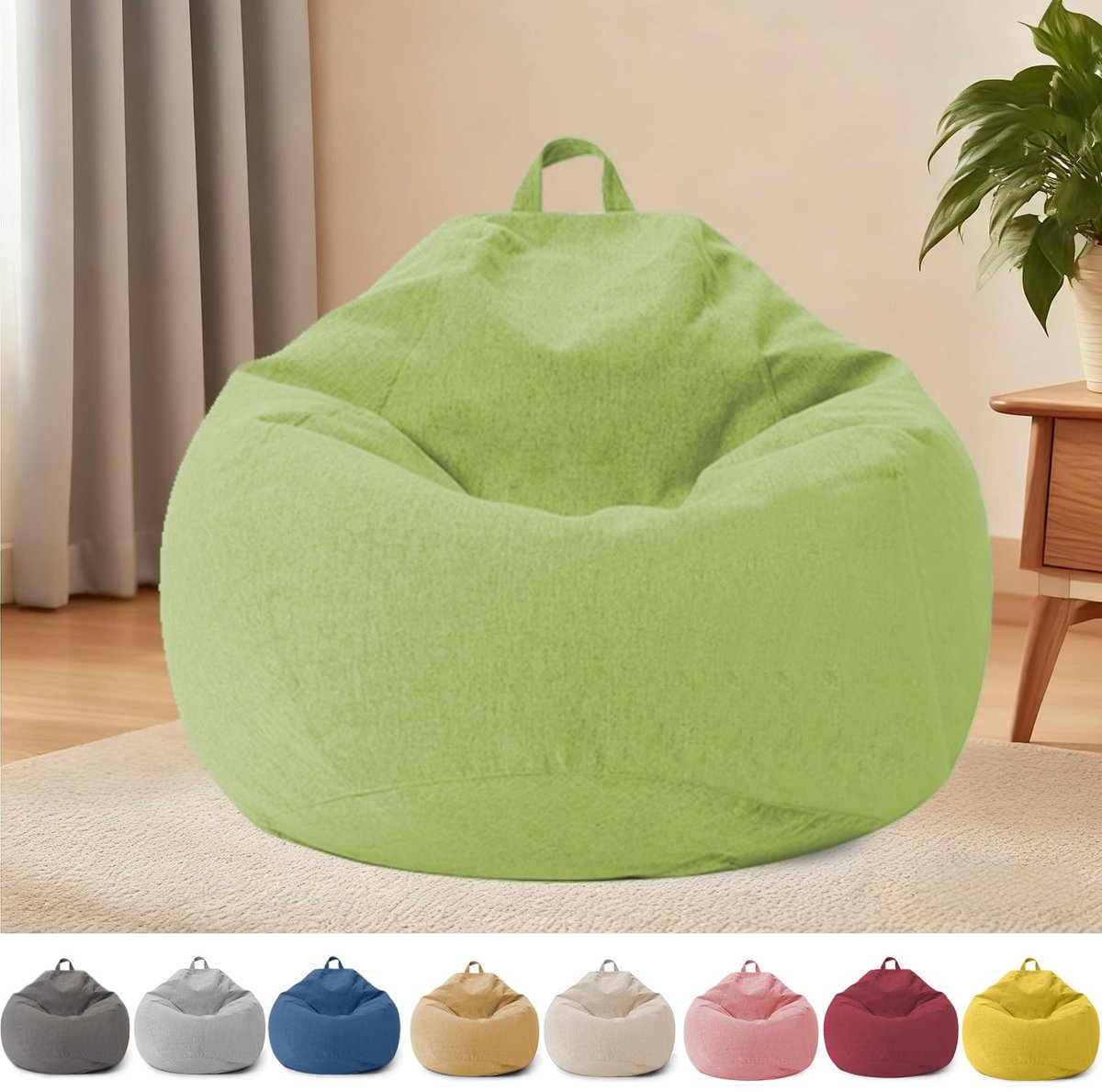 Dailygoods- Zitzak Volwassenen - Zitzak Kinderen - Zitzakhoes zonder Vulling - 100 x 120 cm - Zakstoel voor Slaapkamer - Kantoor - Terras