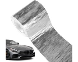 Foil Duct Tape - Foil Sealing Tape, High Temperature Duct Tapes | Self Adhesive Film Tapes, Adhesive Channels Insulation Tapes, Car Exhaust Pipe Channels Tapes for Caravan Sealant Repair Pipe