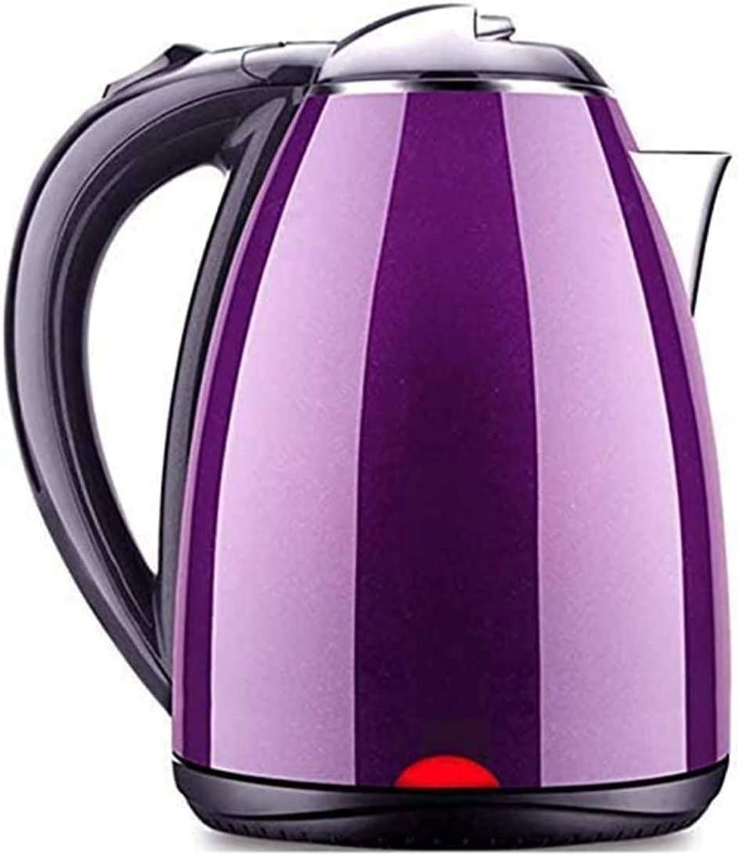 Glazen Waterkoker - Snelkoker - Snel Water Koken - Dubbelwandige Isolatie - 1.8 Liter - Paars
