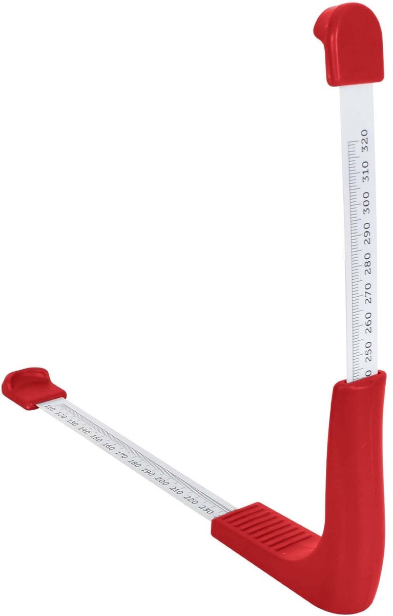 Dailygoods- Schoenmeter Telescopisch - Schoenmaatmeter - Voetmeter - Draagbaar - Nauwkeurig - Hoogwaardige Kunststof