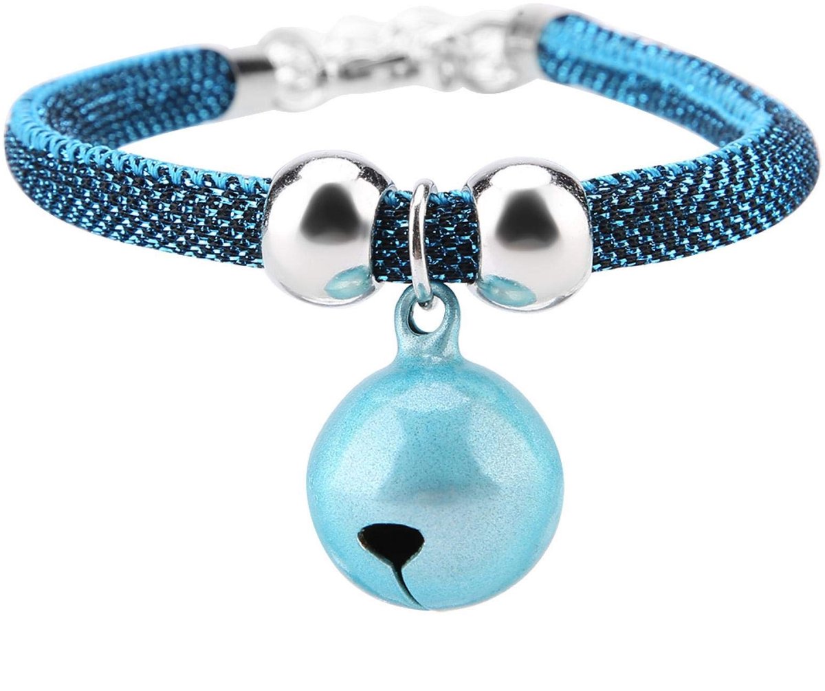 Dailygoods- Kattenhalsband Verstelbaar - Kattenhalsband met Bel - Kattenhalsband Veiligheidssluiting - Kattenhalsband Nylon - Kattenhalsband Compact - Duurzaam Materiaal - Huisdierhalsband