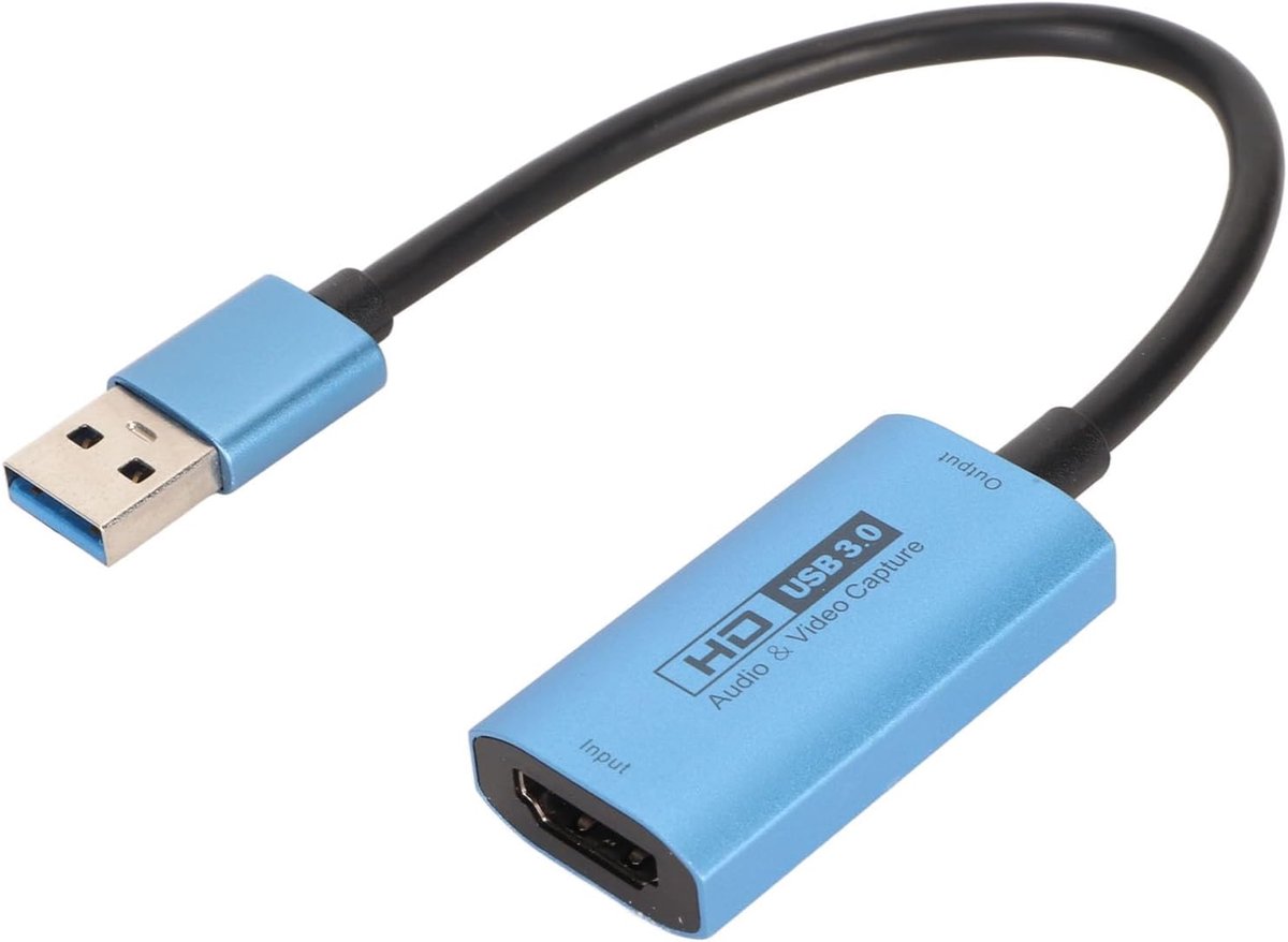 Video Capture Card HD Multimedia Interface USB3 0 A M 1080p 60fps Video Capture Recorder voor een PS3 Laptop -Streaming -Gaming Ultra Latentie -Plug Play Aluminium behuizing thumbnail 4