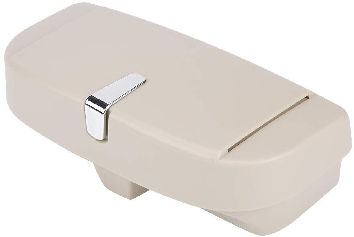 Dailygoods- Zonnebrillenhouder - ABS Plastic - Opberghouder - Clip-hoes - Organisatordoos - Universeel - 17 x 8 x 5,4 cm - Brillenetui