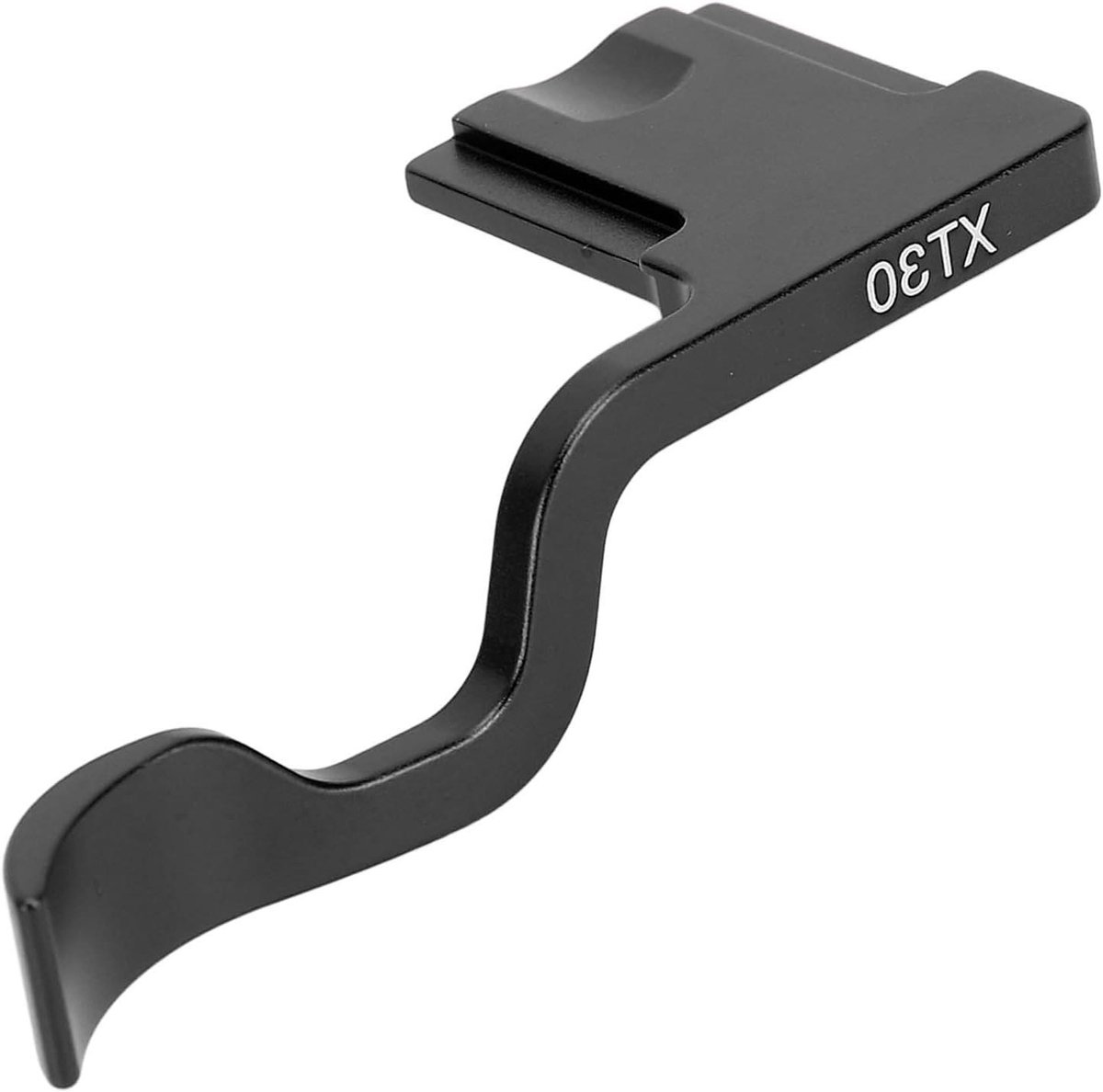 Camera Duim Grip - Handvat Verhoging - Fotografie Stabiliteit - CNC Aluminium Legering - 1 cm - Zwart