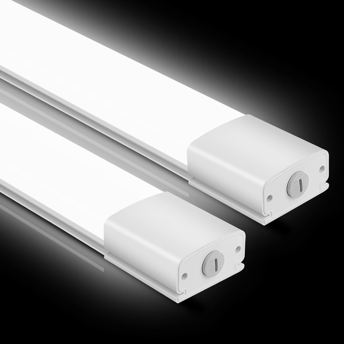 Oraymin 2x LED TL Armatuur 60 cm - 30W 3300LM - IP66 Waterdicht - 4000K Neutraal Wit- Koppelbaar