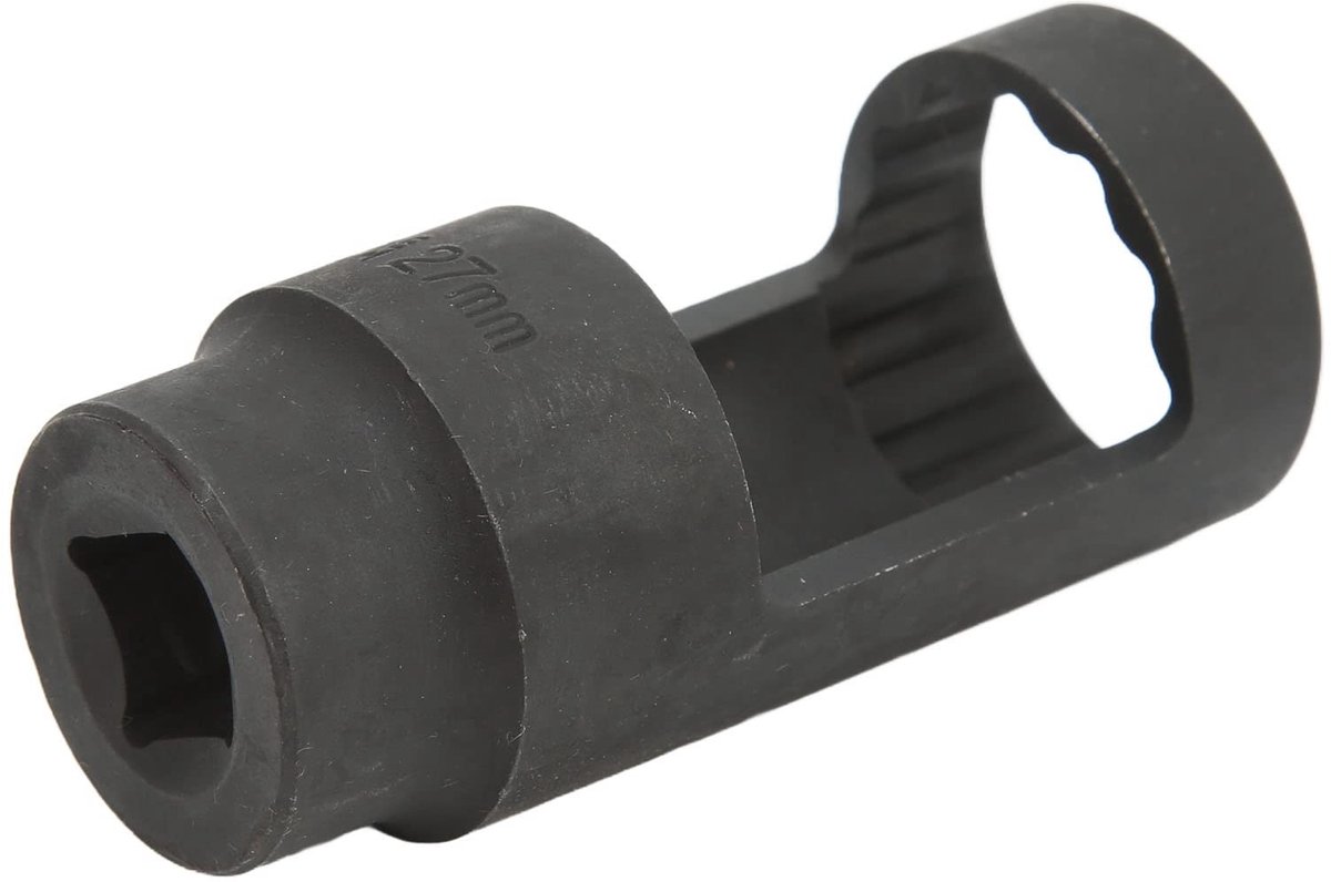 Dailygoods- Injector Socket 27mm - 1/2 Inch Aandrijving - 12-Punts Ontwerp - Universeel Voor Auto - Duurzaam Chroom Vanadium Staal - Effectieve Verwijdering Tool - Dopsleutel