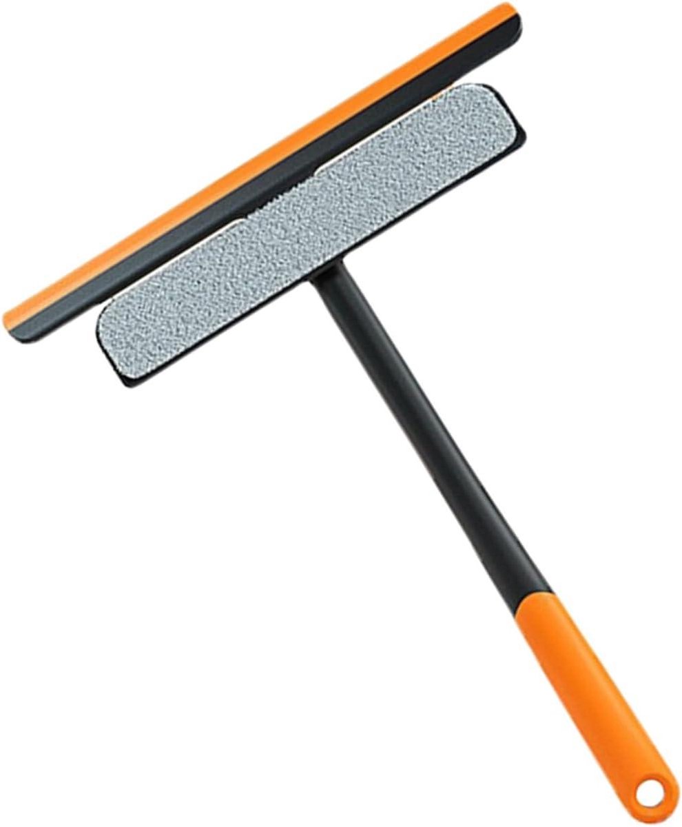 Scherm Reinigingsborstel - Raam Wisser - Ramen Wassen - Ergonomisch Handvat - 34x27CM - Zoals Getoond