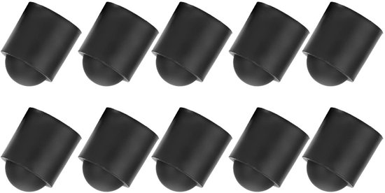 Dailygoods- Biljart Accessoires - 10 Stuks Rubberen Keu Tip Covers - Beschermende Afdekking - Vermindert Vuil - Voorkomt Krassen - Geschikt voor Amerikaanse Biljartkeu van Dailygoods — afbeelding 4