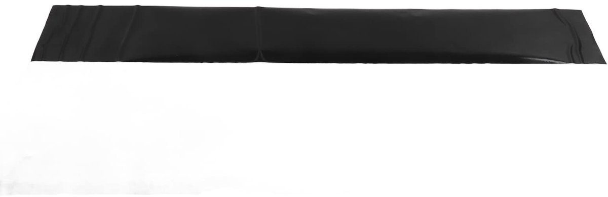 Dailygoods- Zonnestrook Glanzend Zwart 140x20cm - Voorruitvizierstrip - Universeel - PVC - Slijtvast - Eenvoudige installatie - Zonnestrip