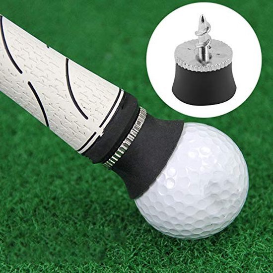 Dailygoods- Golfball Pickup - Antislip Zuignap - Silicone/Alloy - Lichtgewicht - Compact - Duurzaam Materiaal - Golfball Gripper van Dailygoods — afbeelding 2
