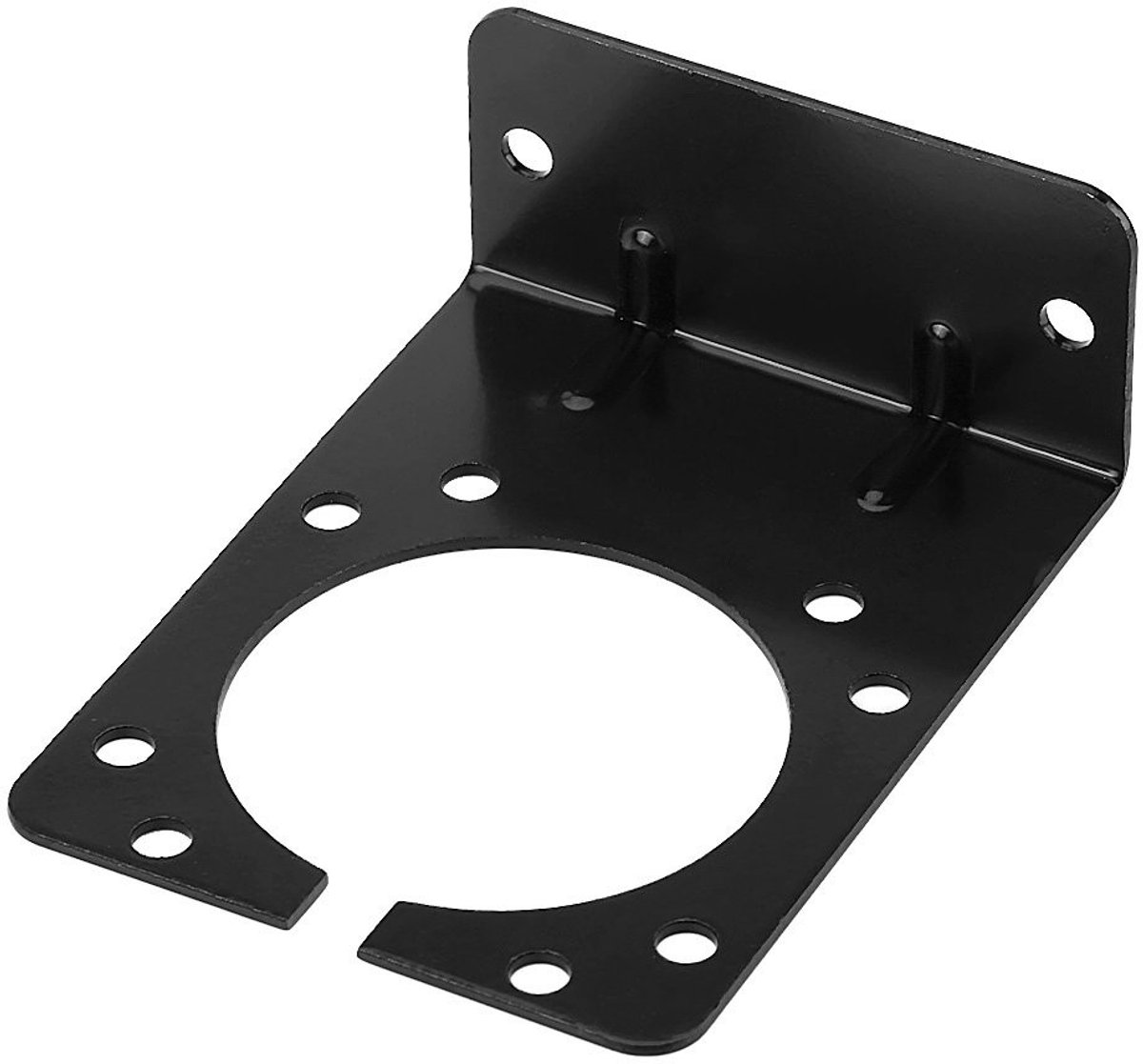 Dailygoods- Trekhaak Houder Eenvoudige Installatie - 7-polig - Metalen Standaard - Inclusief Schroeven/Moeren - Corrosiebestendig - Duurzaam Gebruik - Trekhaakaccessoire