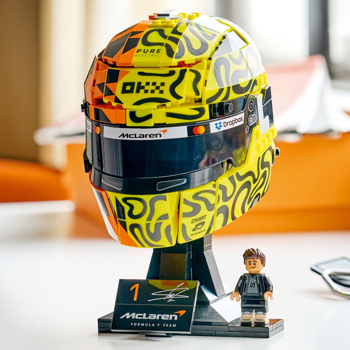 LEGO Editions McLaren Mastercard F1 Team Helm van Lando Norris Bouwpakket voor Kinderen 43023 — afbeelding 4