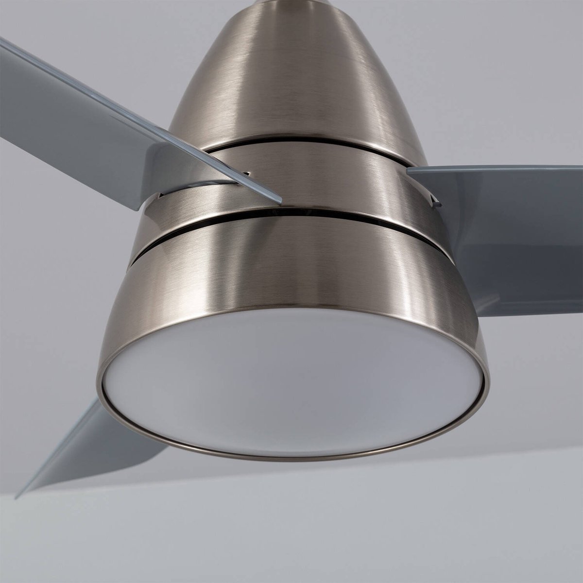Fantiluxe - Holmstrom - Plafondventilator met verlichting - Zilver - Ø91cm - Afstandsbediening - Met lamp - Plafond ventilator - Slaapkamer thumbnail 4