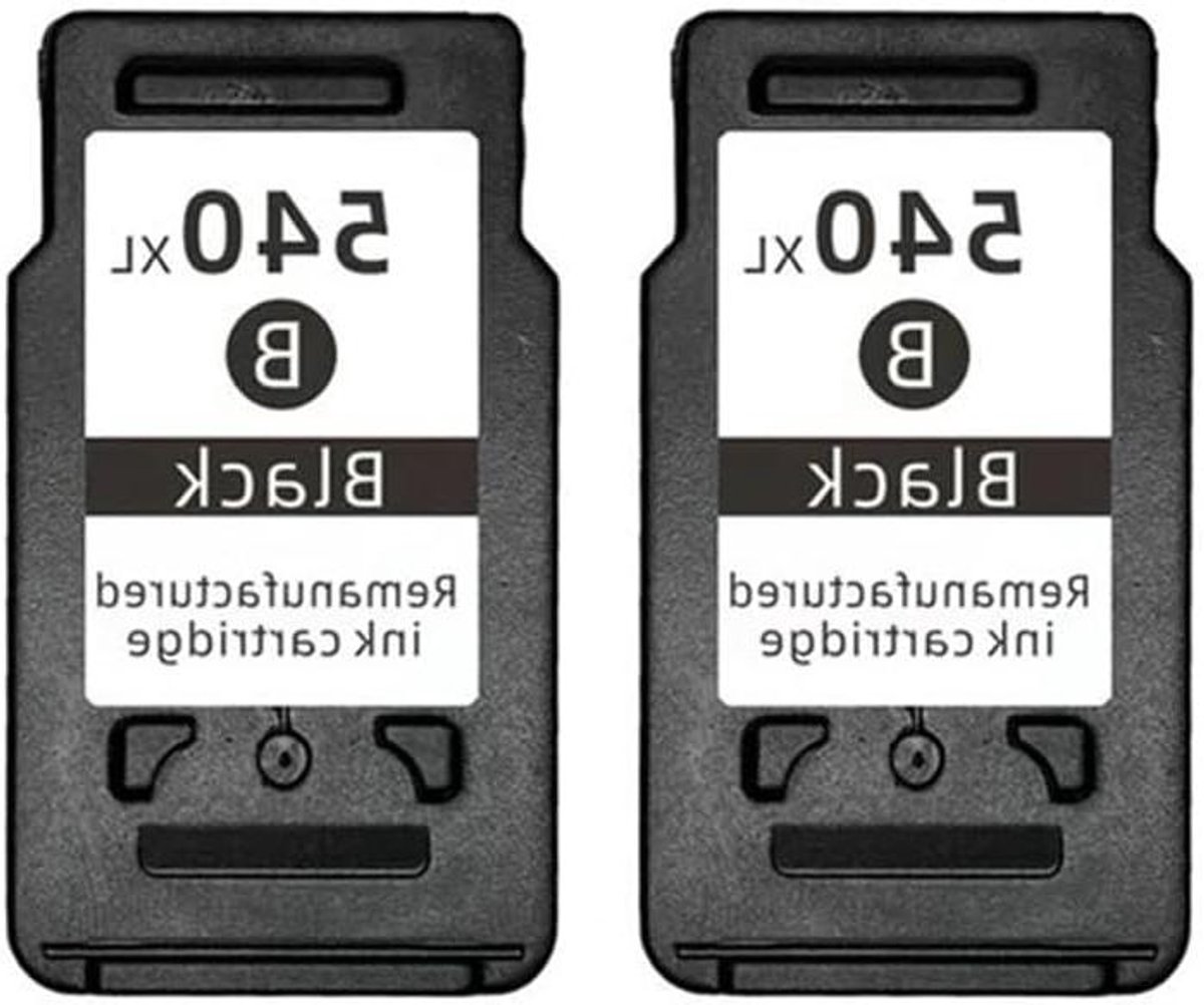 Inktcartridges PG540 CL541 - Printerinkt Zwart Kleur - Documenten Printen - Met Chip - 18ml per stuk - Zwart Kleur