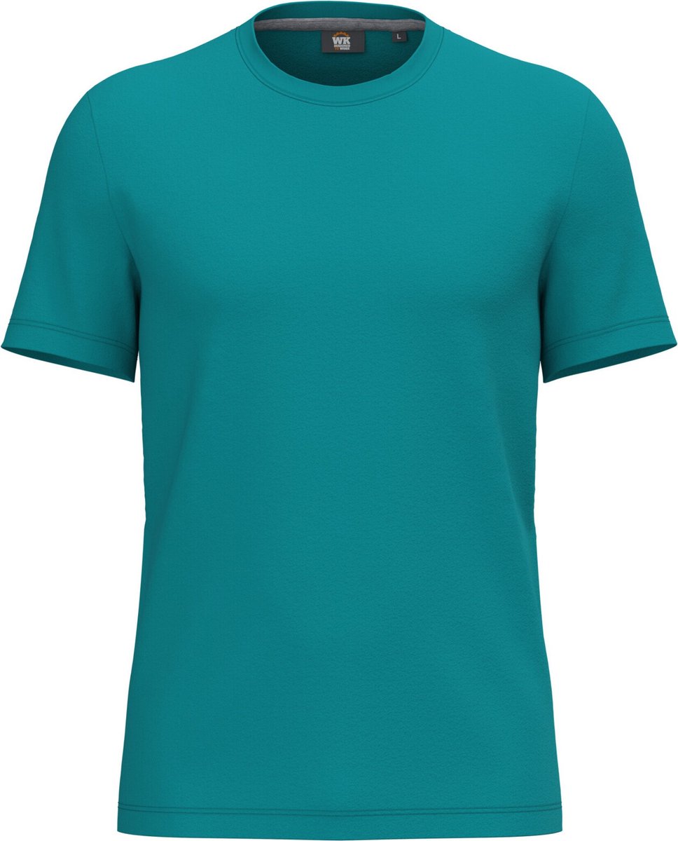 WK. Designed To Work Heren-T-shirt met antibacteriële behandeling WK306 - Teal Blue - 5XL