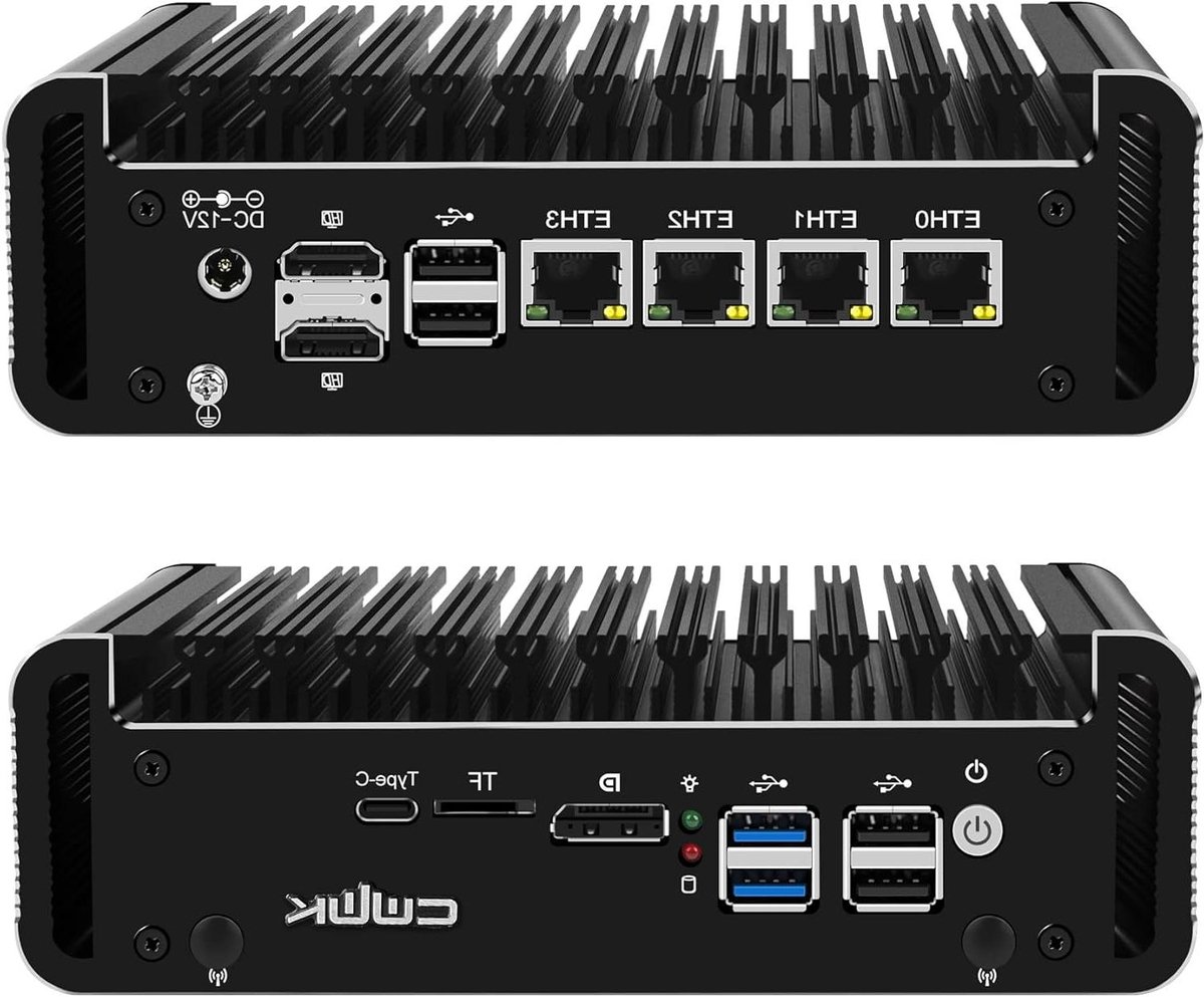 Mini PC - Micro Computer Firewall Device - Netwerk Beheer - 4x 2.5GbE LAN
