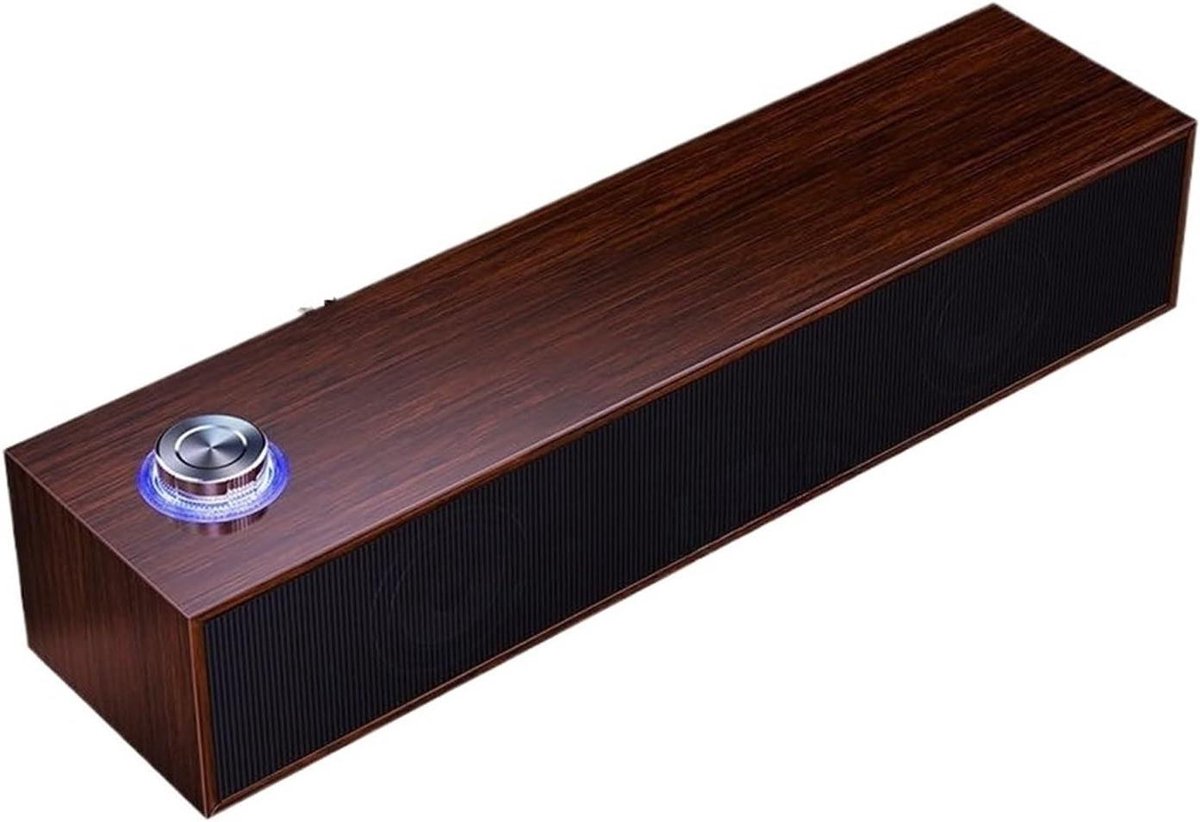 Houten Soundbar - Compacte Luidspreker - Muziek Luisteren - Dubbele Luidsprekers - 10g - Niet gespecificeerd
