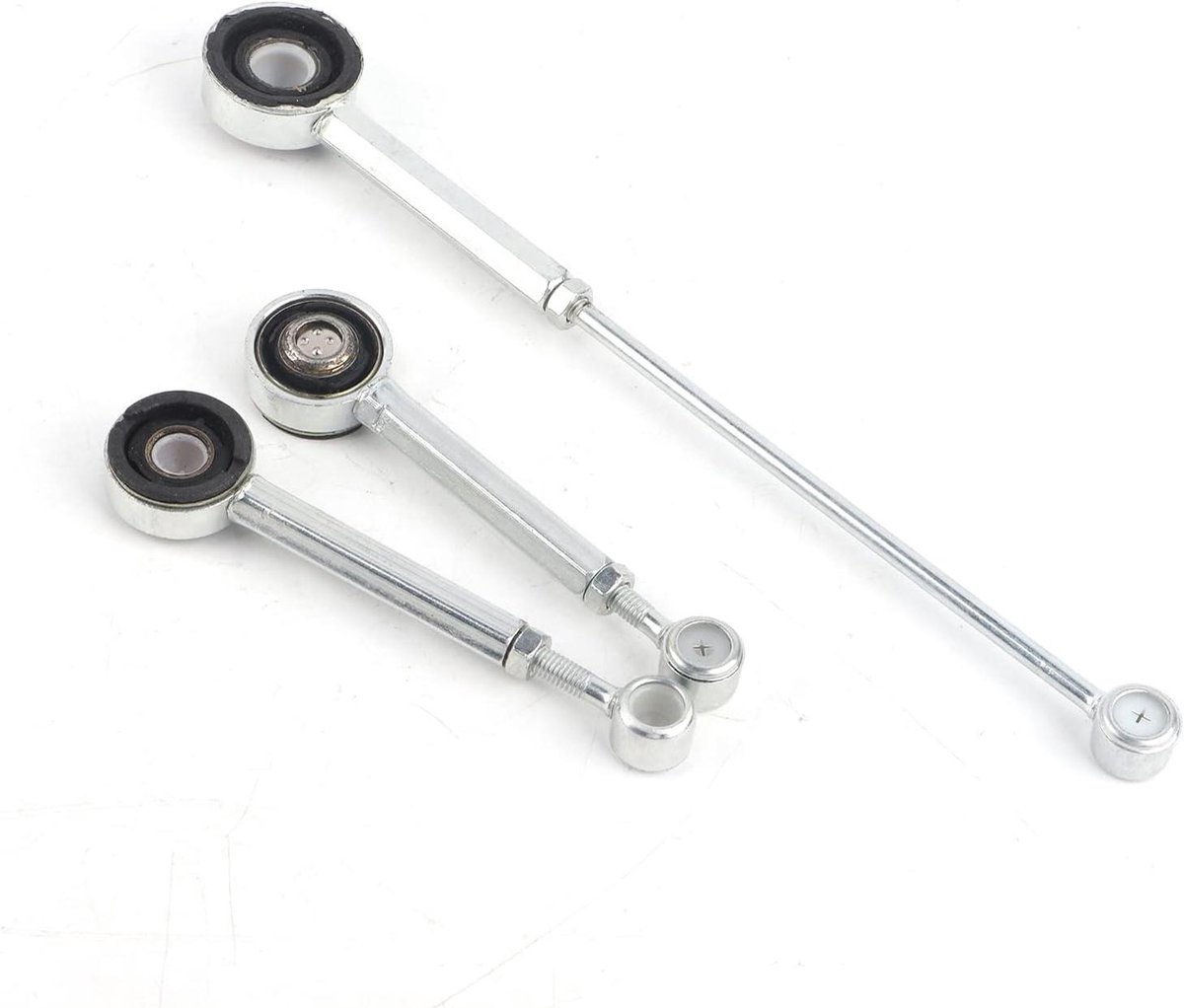 Schakelstang Versnellingsbak - Versnellingspookstang Verbindingsstang - Auto Onderhoud - Directe Vervanging Origineel - 25 x 3.5cm - Zilver Zwart