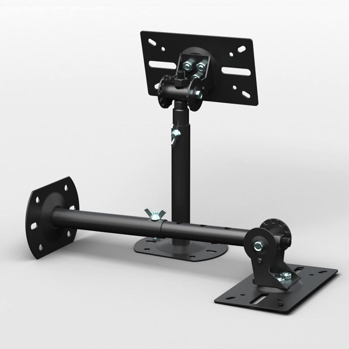 Luidspreker Muurbeugels - Speaker Houders - Home Cinema - Draaibaar en Kantelbaar - Tot 30kg - Zwart