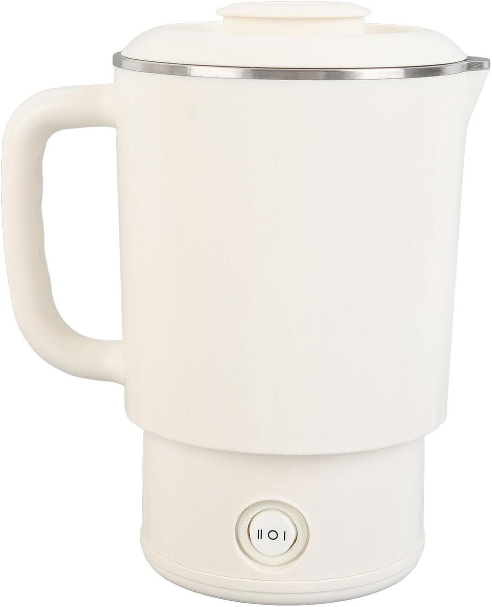 Elektrische Waterkoker - Draagbare Ketel - Warme Dranken Maken - Opvouwbaar Ontwerp - 600 Ml - Zwart