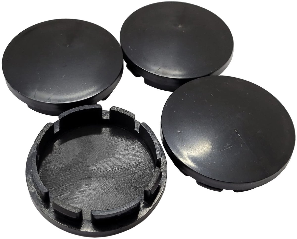 Dailygoods- Wieldeksels 56mm Buitendiameter - 4 Stuks - Voorste Achternaafdekken - Compatibel met Seat/Octavia/Leon - Eenvoudige Installatie - Bescherming tegen Stof - Wielkap