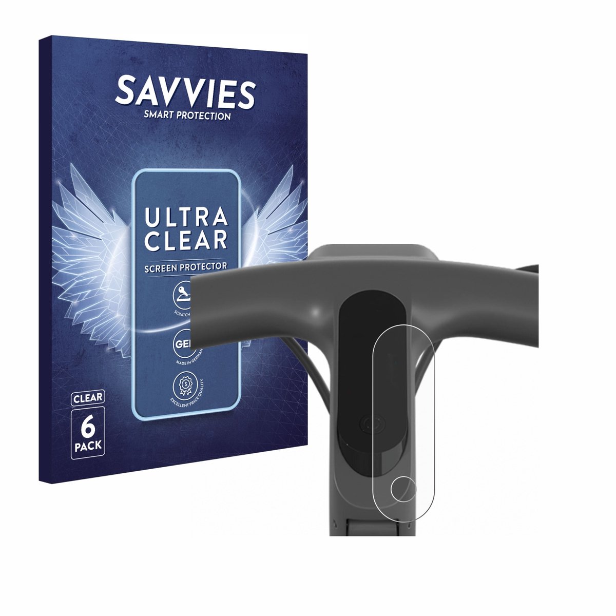Savvies - Screenprotector voor Egret Ey 1 - Folie Beschermfolie transparant 6 Stuks