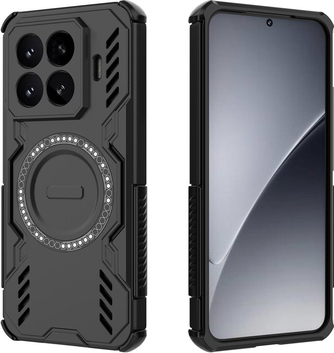 Dailygoods - Magnetisch Schokbestendig Hoesje voor Xiaomi 15T Pro, Zware Bescherming