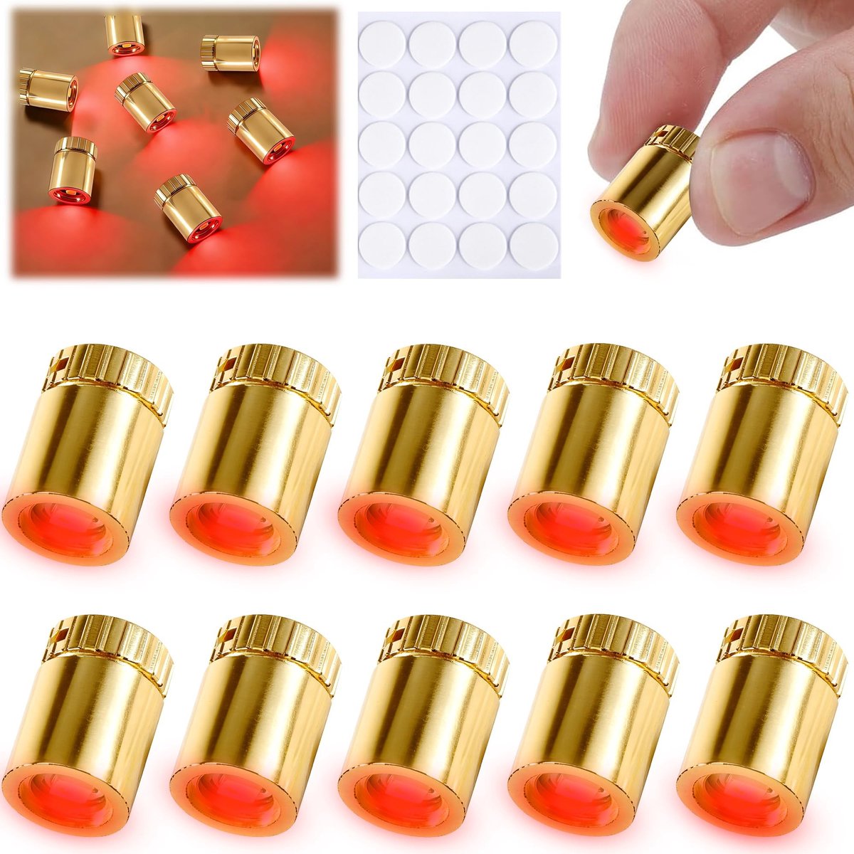 Dailygoods - Mini-LED Lampen voor Poppenhuizen - 10 Stuks
