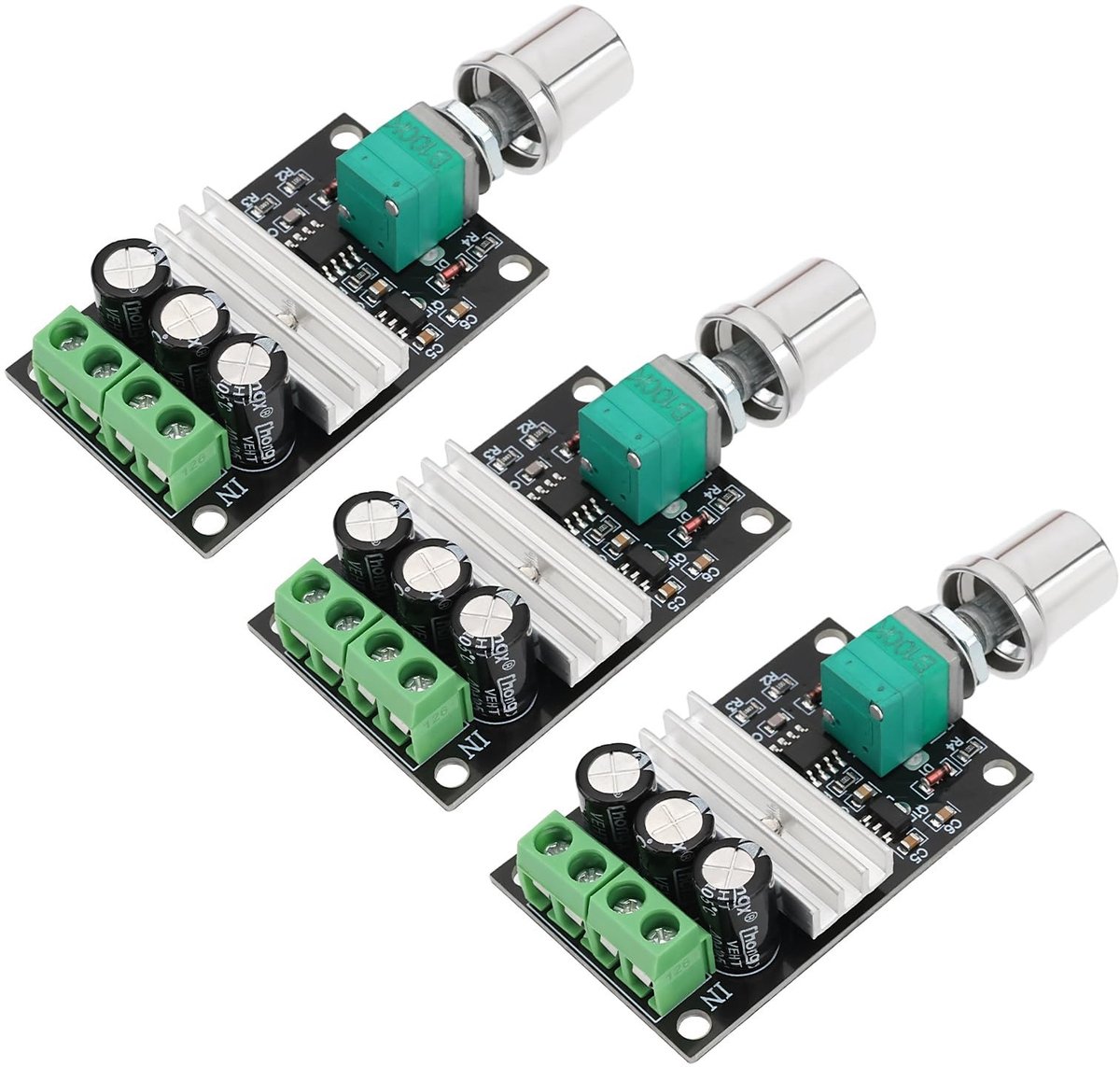 Dailygoods - Set van 3 PWM DC Motor Snelheidsregelaars voor Modelspoor