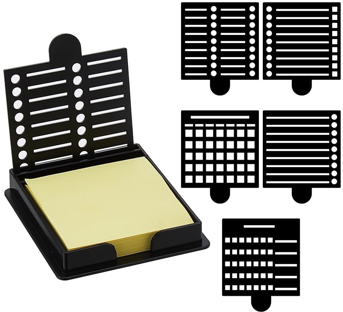 Dailygoods - Notitieblokhouder met 5 Verschillende Sjablonen