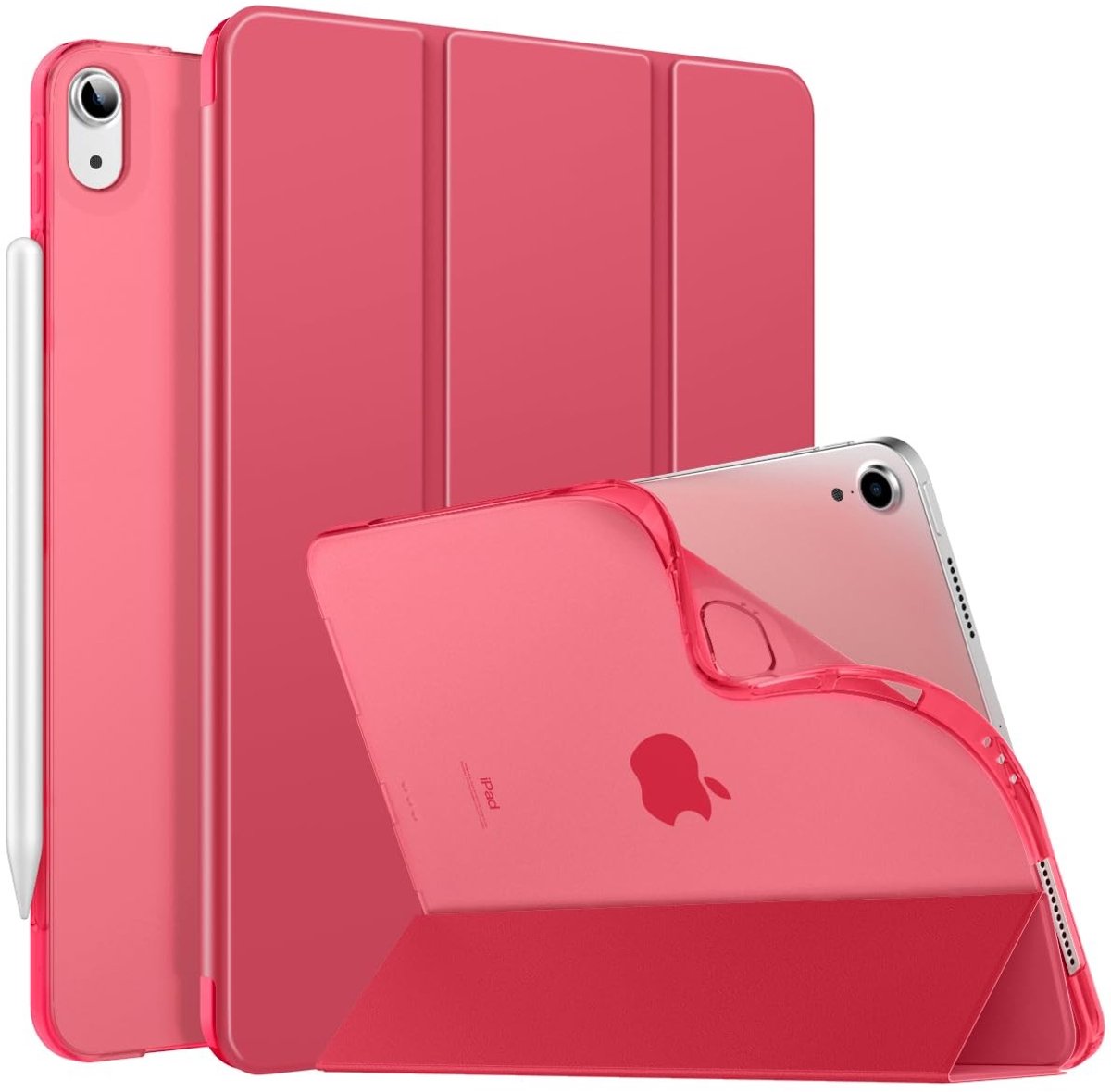 Dailygoods - iPad Air 11 Inch Case Slim Soft TPU Bescherming Magenta